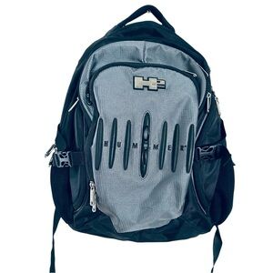 Hummer H2 Backpack Truck Laptop Bag Gray Black